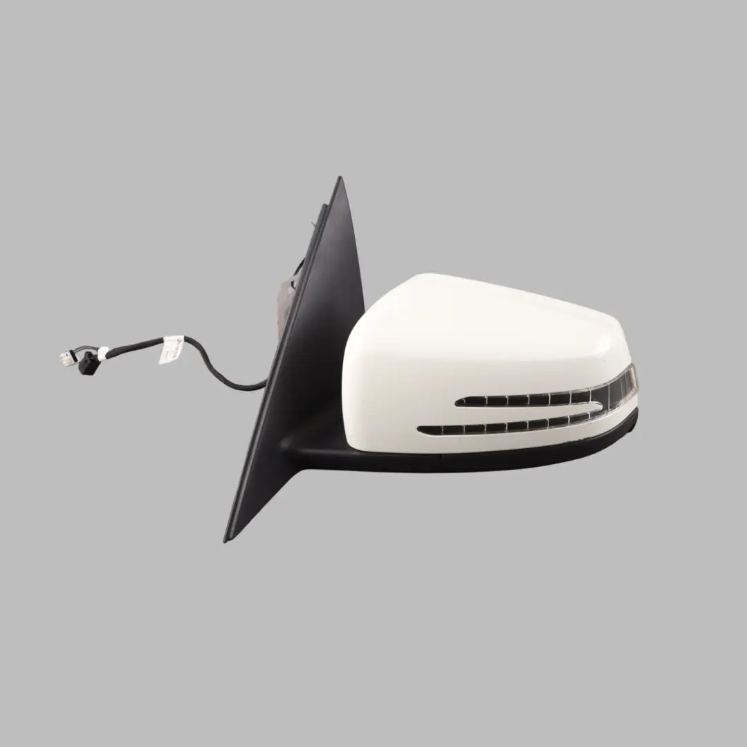 Wing Mirror Door Left N/S Power Fold Auto Dip Calcite White - 650 to Mercedes W204 with Part number A2048103976 Mercedes W204 Wing Mirror Door Left N/S Power Fold Auto Dip Calcite White - 650 - SKU RHD-A2048103976-CW - Part number A2048103976