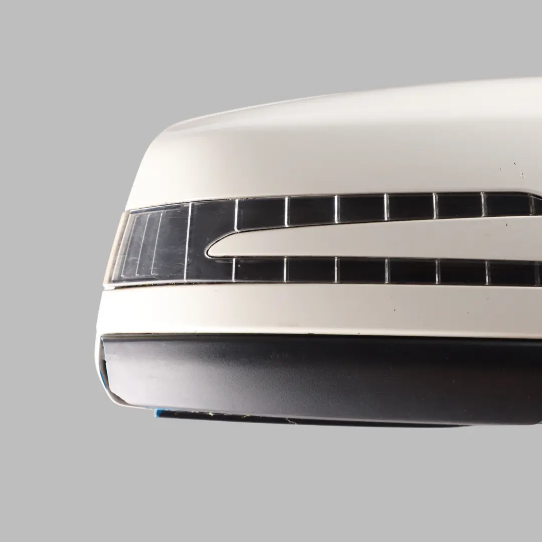 Mercedes W204 Wing Mirror Power Fold Auto Dip Right O/S Door Calcite White - 650 - SKU RHD-A2048104076-CW1 - Part number A2048104076