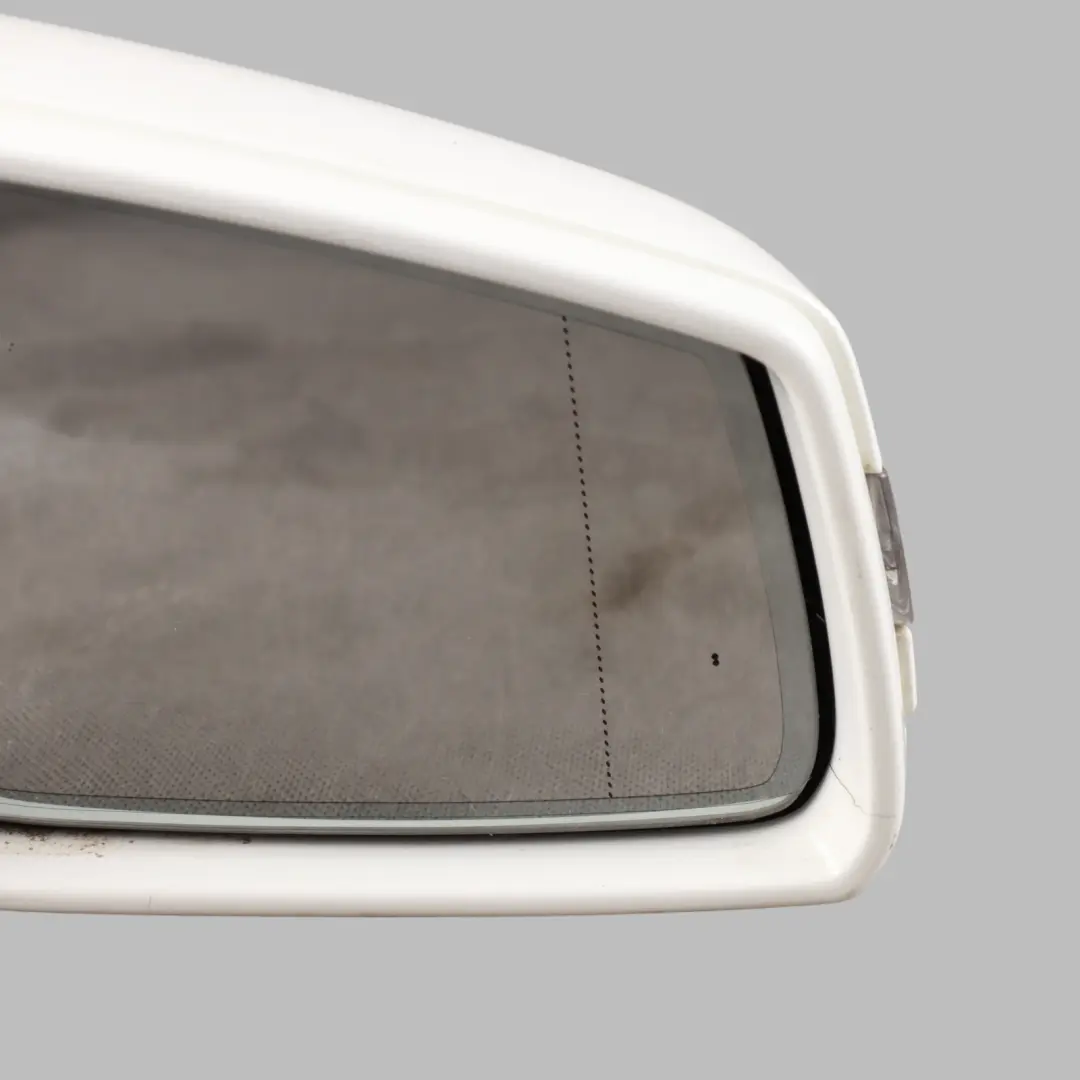 Mercedes W204 Wing Mirror Power Fold Auto Dip Right O/S Door Calcite White - 650 - SKU RHD-A2048104076-CW1 - Part number A2048104076