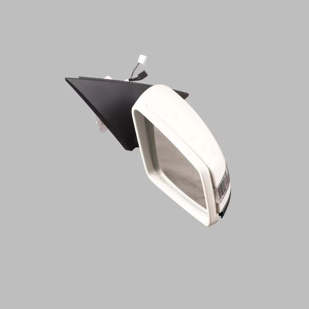 Mercedes W204 Wing Mirror Power Fold Auto Dip Right O/S Door Calcite White - 650 - SKU RHD-A2048104076-CW1 - Part number A2048104076