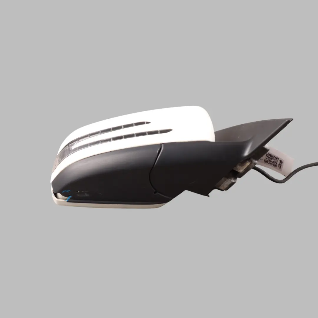 Mercedes W204 Wing Mirror Power Fold Auto Dip Right O/S Door Calcite White - 650 - SKU RHD-A2048104076-CW1 - Part number A2048104076