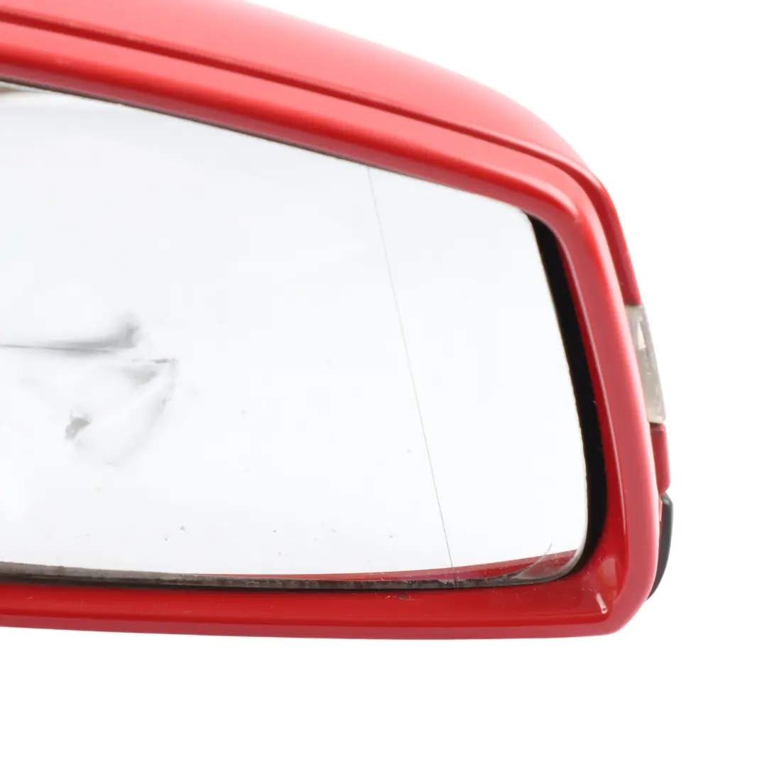 Mercedes W204 Wing Mirror Right O/S Power Fold Auto Dip Fire Opal Red - 590 - SKU RHD-A2048104076-FUP - Part number A2048104076