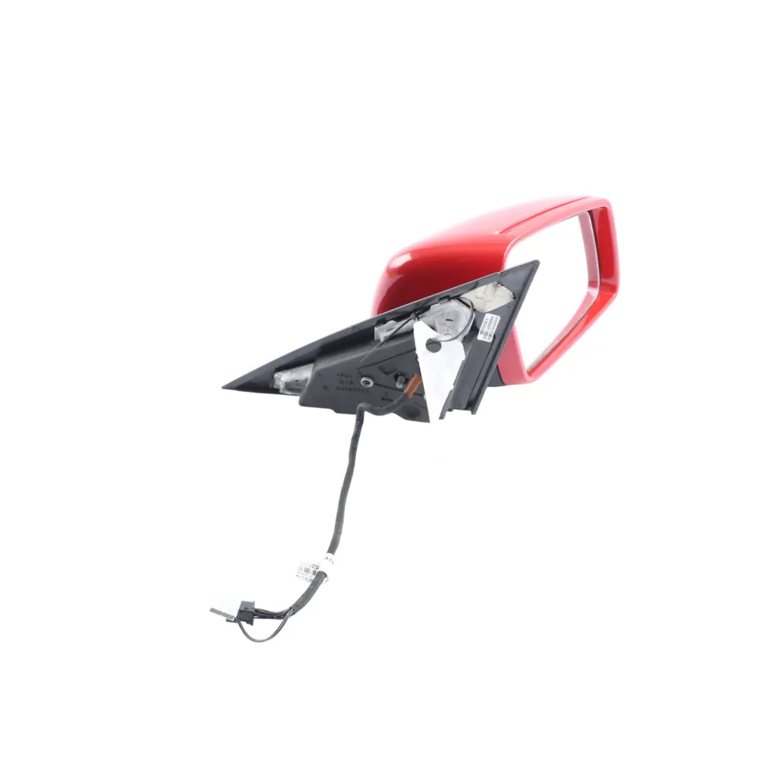 Mercedes W204 Wing Mirror Right O/S Power Fold Auto Dip Fire Opal Red - 590 - SKU RHD-A2048104076-FUP - Part number A2048104076