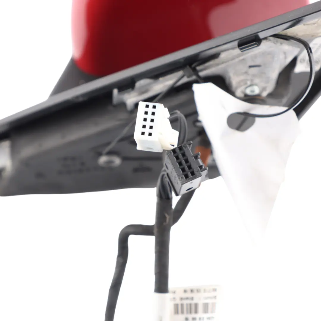 Mercedes W204 Wing Mirror Right O/S Power Fold Auto Dip Fire Opal Red - 590 - SKU RHD-A2048104076-FUP - Part number A2048104076
