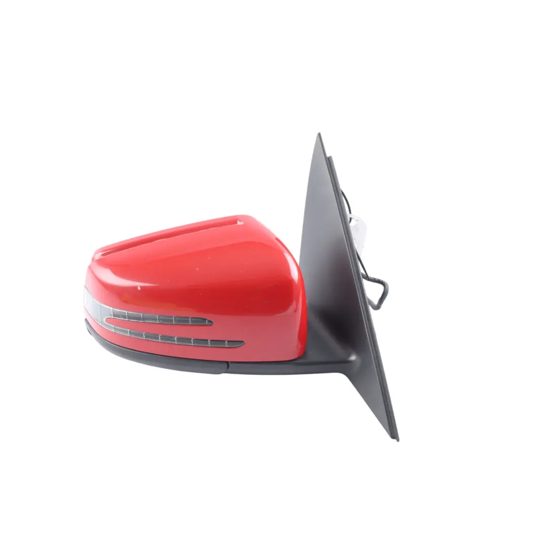 Mercedes W204 Wing Mirror Right O/S Power Fold Auto Dip Fire Opal Red - 590 - SKU RHD-A2048104076-FUP - Part number A2048104076