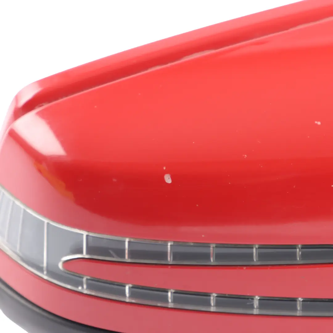Mercedes W204 Wing Mirror Right O/S Power Fold Auto Dip Fire Opal Red - 590 - SKU RHD-A2048104076-FUP - Part number A2048104076