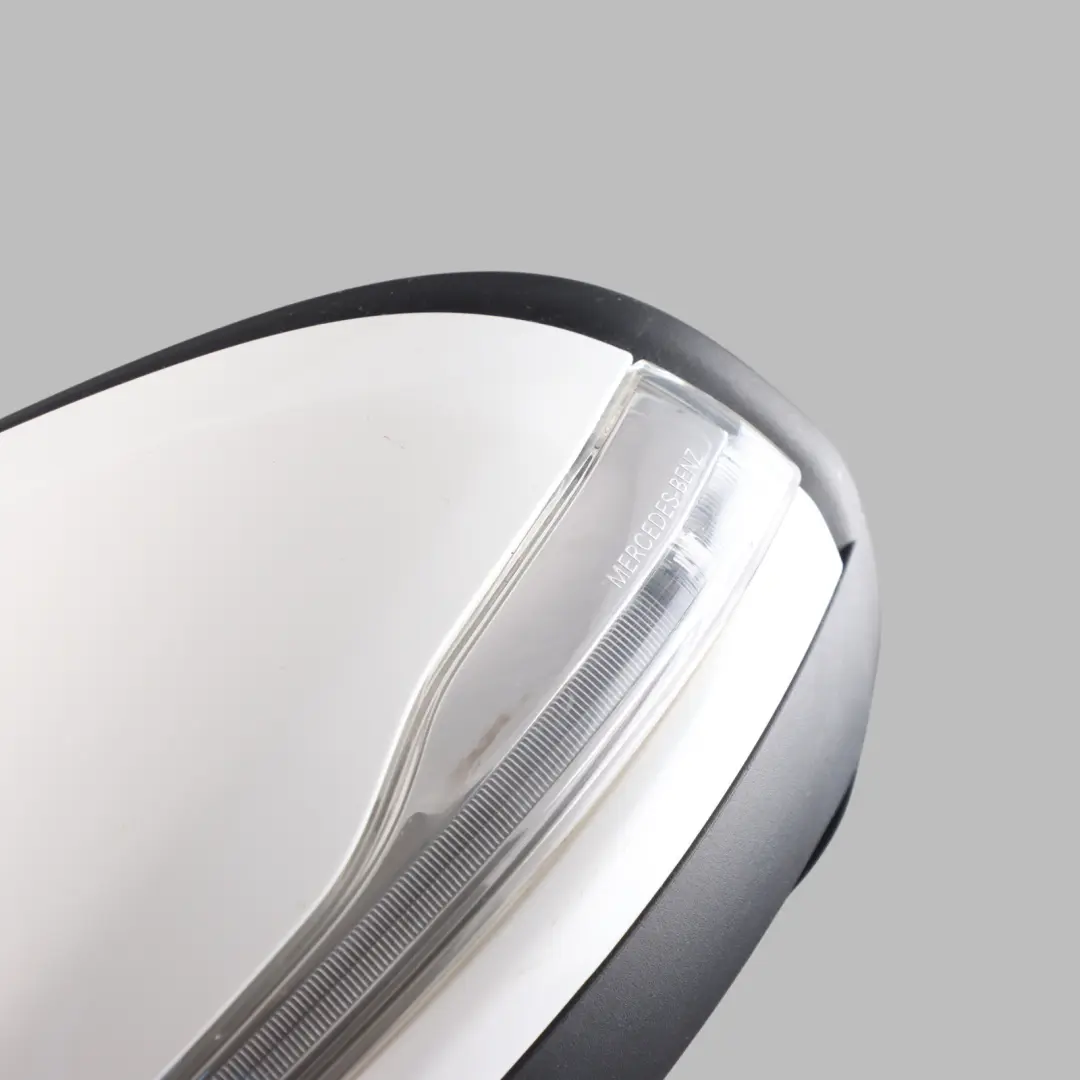 Mercedes W205 Wing Mirror Door Left N/S Outside Polar White - 149 - SKU RHD-A2058102502-POL - Part number A2058102502