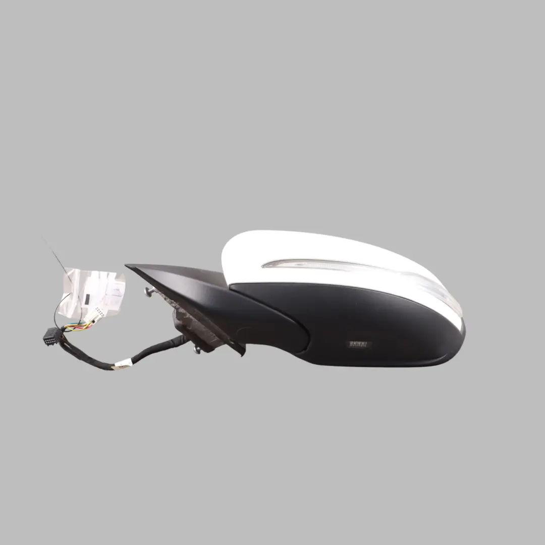 Mercedes W205 Wing Mirror Door Left N/S Outside Polar White - 149 - SKU RHD-A2058102502-POL - Part number A2058102502