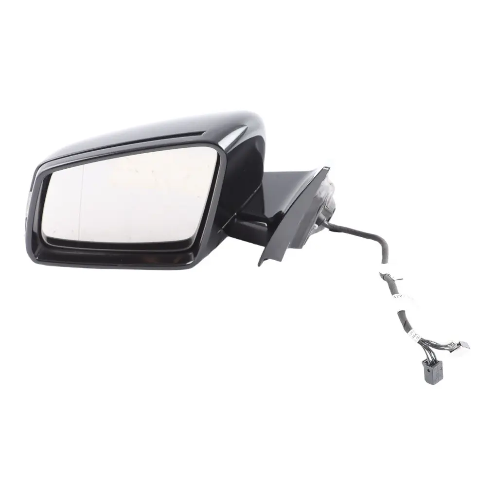 Mercedes C207 Wing Mirror Door Left N/S High Gloss Auto Dip Obsidian Black - 197