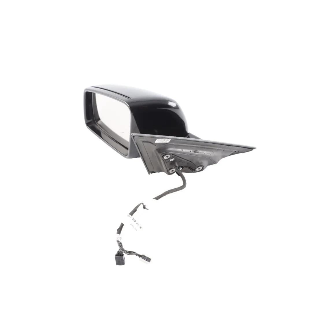 Mercedes C207 Wing Mirror Door Left N/S High Gloss Auto Dip Obsidian Black - 197 - SKU RHD-A2078101976-OB1 - Part number A2078101976