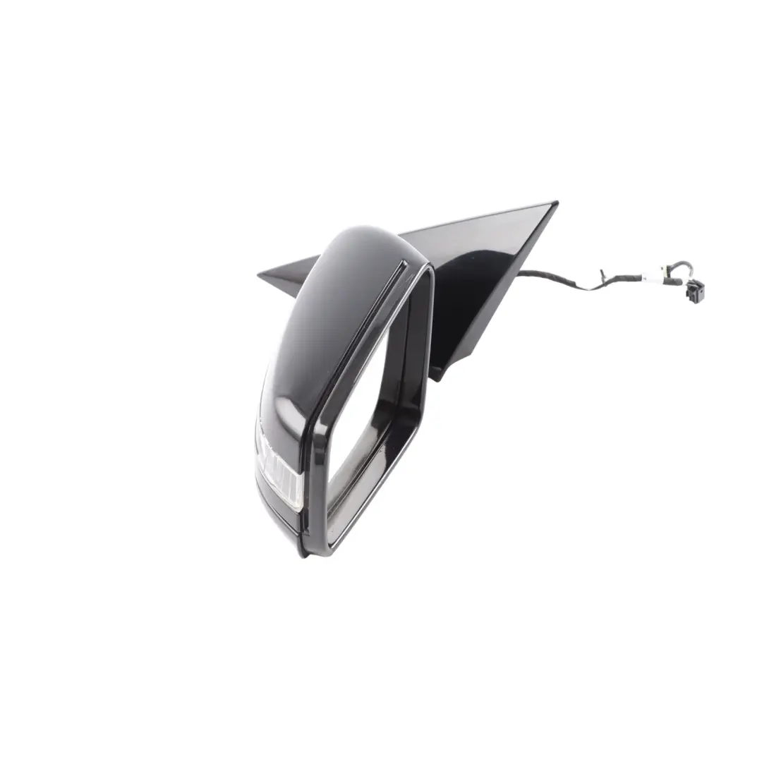 Mercedes C207 Wing Mirror Door Left N/S High Gloss Auto Dip Obsidian Black - 197 - SKU RHD-A2078101976-OB1 - Part number A2078101976