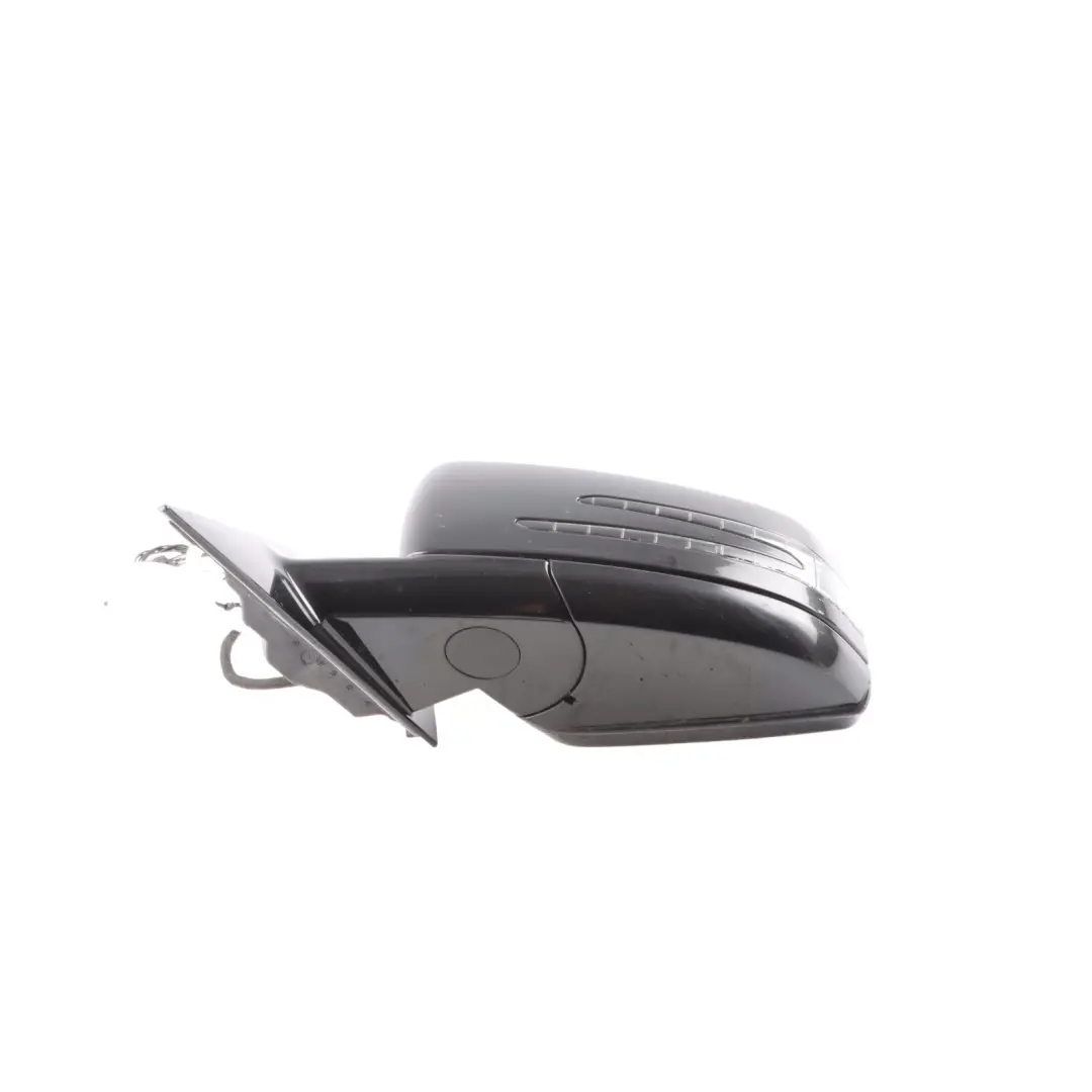 Mercedes C207 Wing Mirror Door Left N/S High Gloss Auto Dip Obsidian Black - 197 - SKU RHD-A2078101976-OB1 - Part number A2078101976