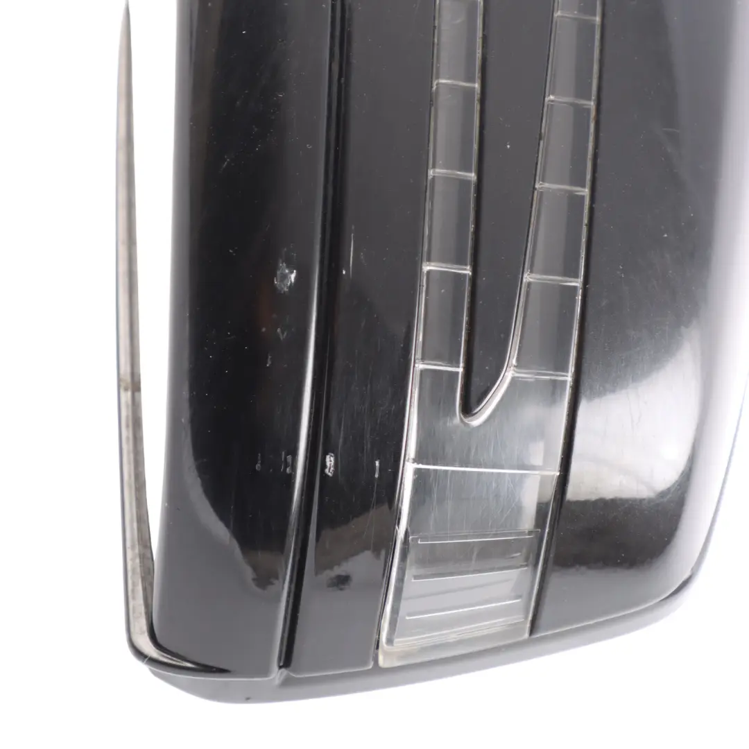 Mercedes C207 Wing Mirror Door Left N/S High Gloss Auto Dip Obsidian Black - 197 - SKU RHD-A2078101976-OB1 - Part number A2078101976