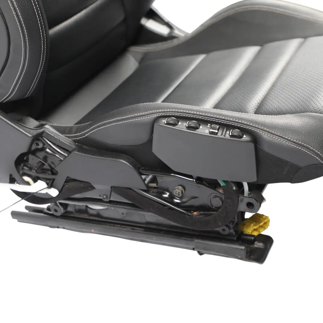 Mercedes W207 A207 Coupe Front Seat Heated Leather Black Multicontour Left N/S - SKU RHD-A2079101547-5 - Part number A2079101547
