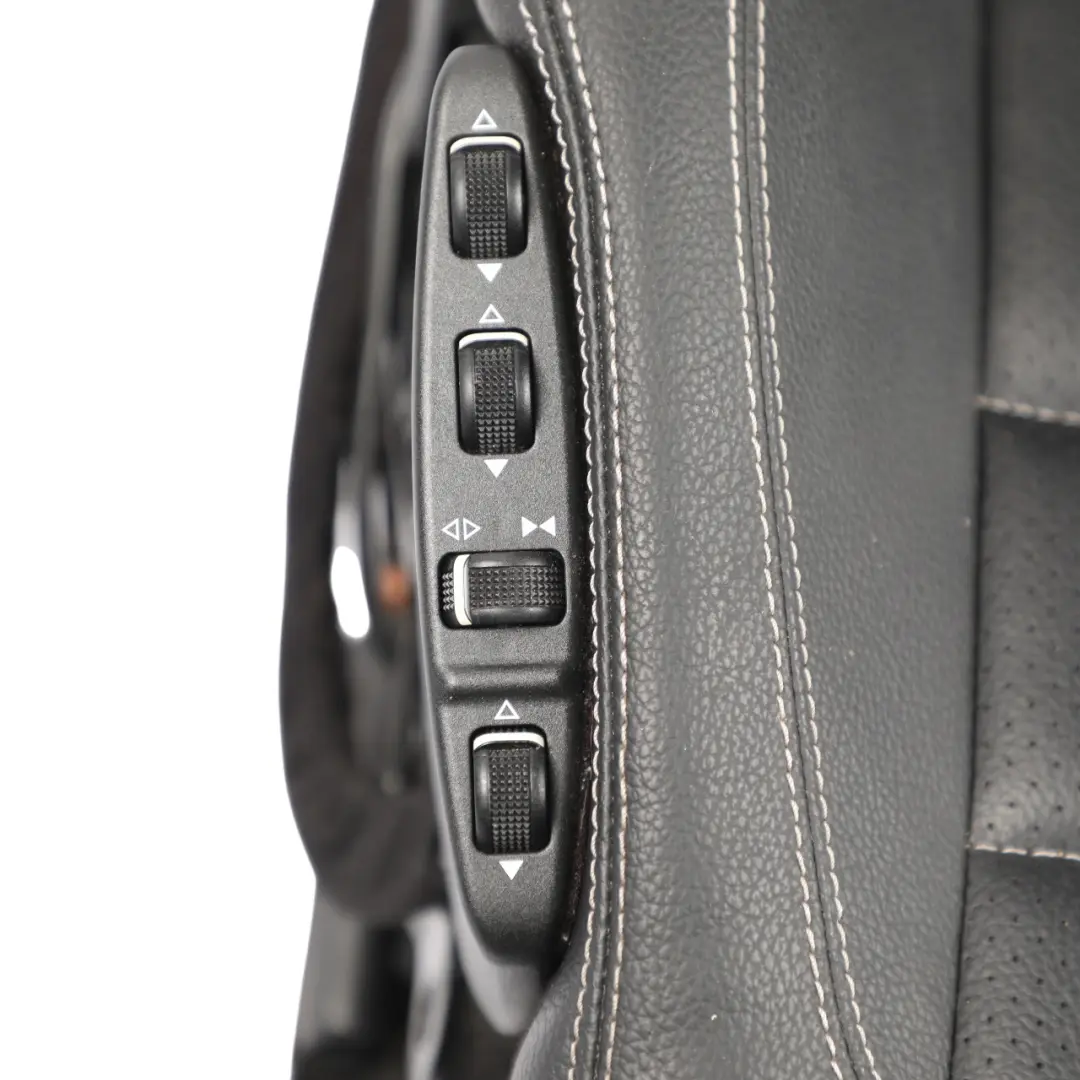 Mercedes W207 A207 Coupe Front Seat Heated Leather Black Multicontour Left N/S - SKU RHD-A2079101547-5 - Part number A2079101547