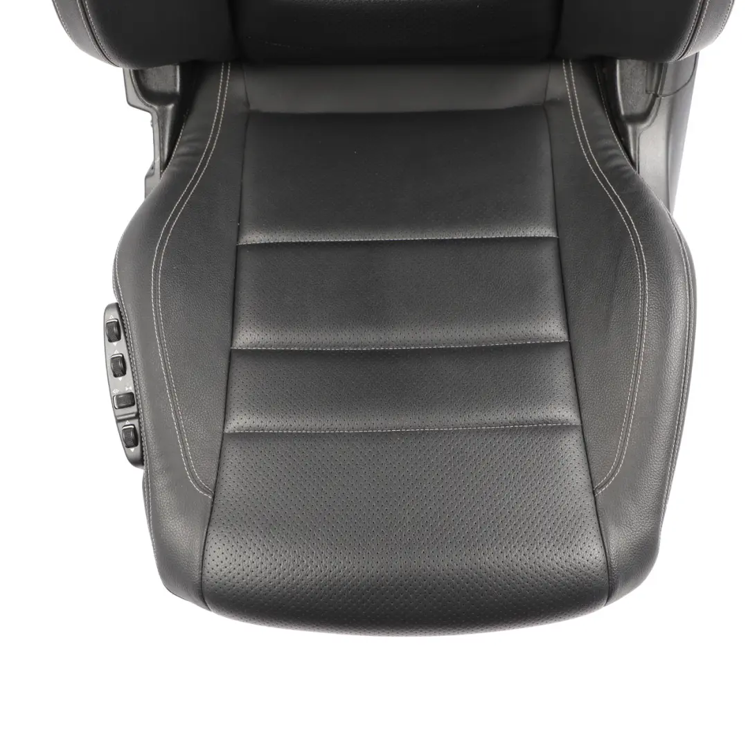 Mercedes W207 A207 Coupe Front Seat Heated Leather Black Multicontour Left N/S - SKU RHD-A2079101547-5 - Part number A2079101547