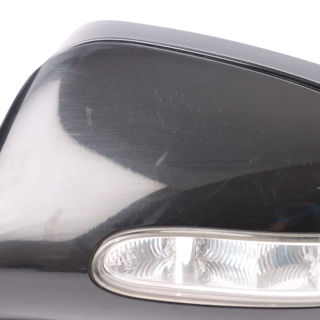 Wing Mirror Left Door N/S Obsidian Black Metallic - 197 to Mercedes CLK W209 with Part number A2098100776 Mercedes CLK W209 Wing Mirror Left Door N/S Obsidian Black Metallic - 197 - SKU RHD-A2098100776-OB - Part number A2098100776