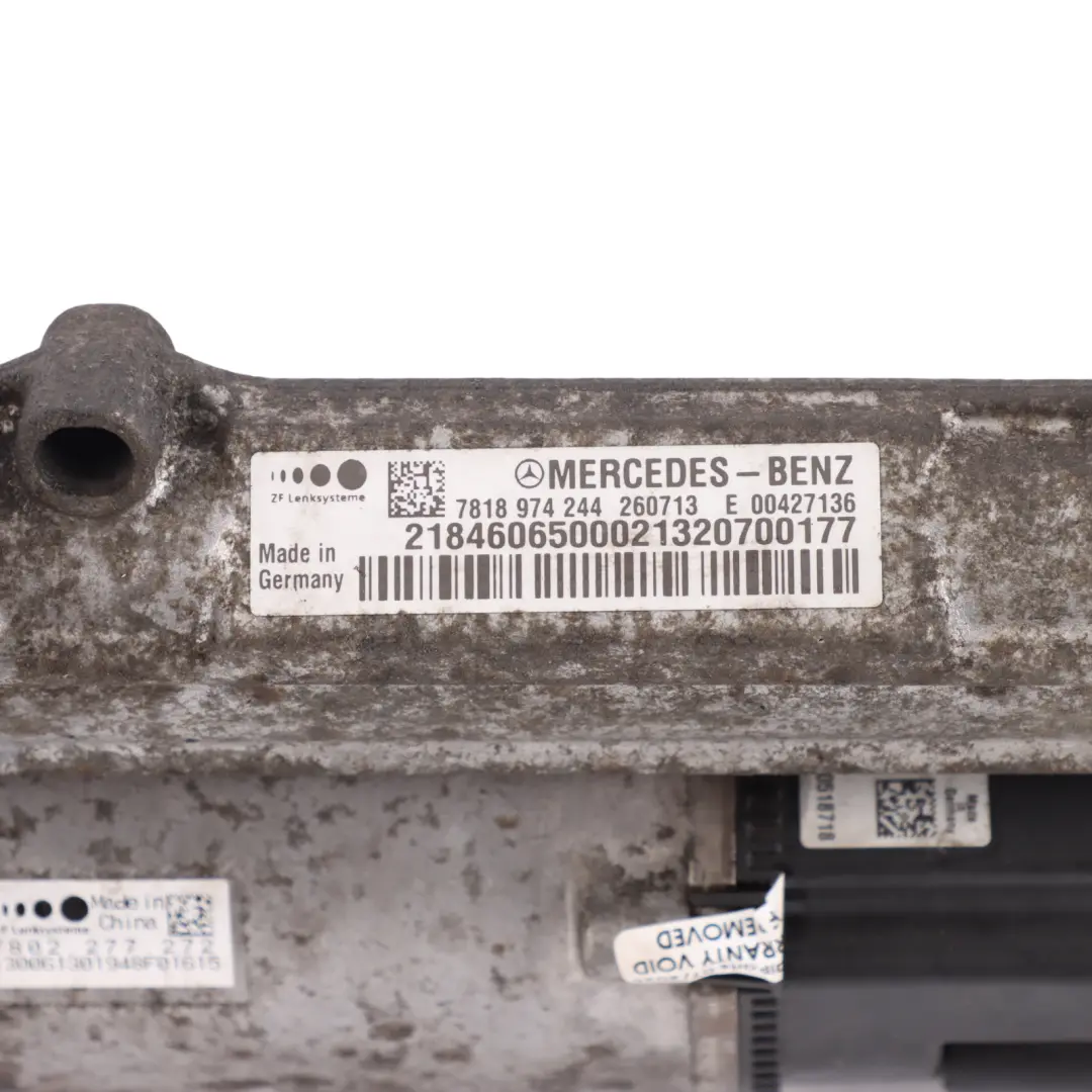 Mercedes CLS C218 Power Steering Rack Gear Eletrcial - SKU RHD-A2184606500 - Part number A2184606500