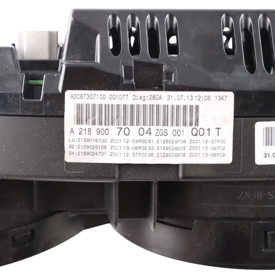 Instrument Cluster Speedo Clocks MPH Automatic Diesel to Mercedes C218 with Part number A2189007004 Mercedes C218 Instrument Cluster Speedo Clocks MPH Automatic Diesel - SKU RHD-A2189007004 - Part number A2189007004