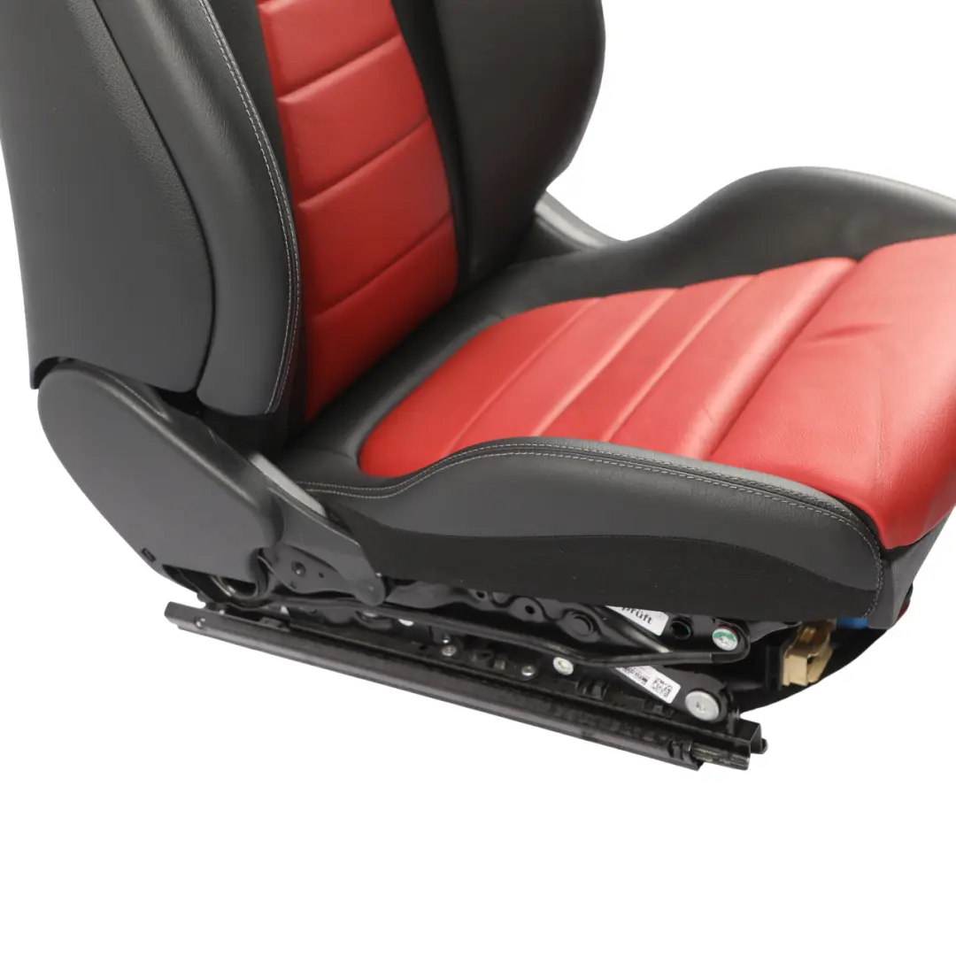 Front Seat Left N/S Interior Heated AMG Line Leather Black Red to Mercedes C238 with Part number A2389101004 Mercedes C238 Front Seat Left N/S Interior Heated AMG Line Leather Black Red - SKU RHD-A2389101004-1 - Part number A2389101004