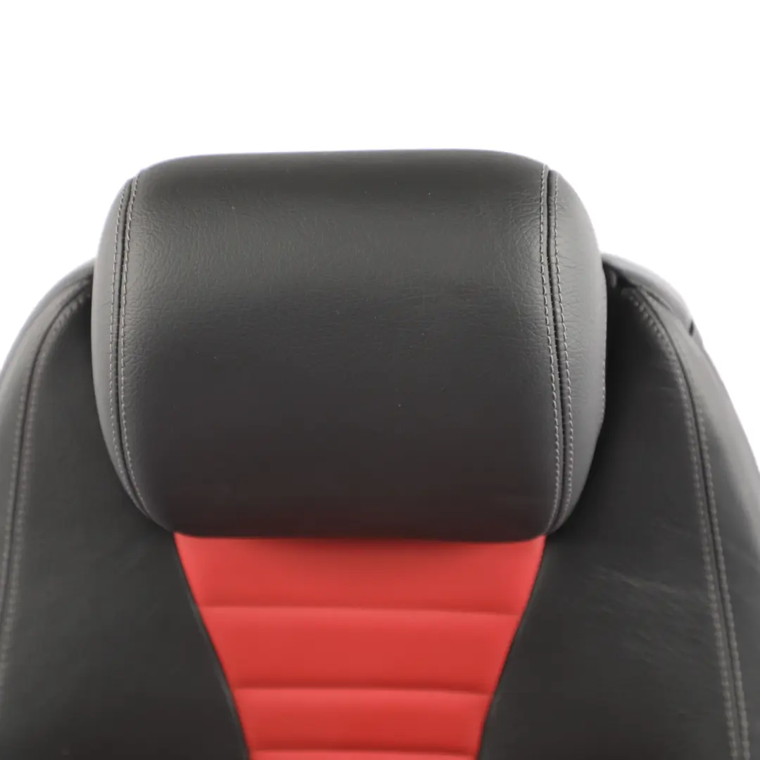 Mercedes C238 Front Seat Left N/S Interior Heated AMG Line Leather Black Red - SKU RHD-A2389101004-1 - Part number A2389101004