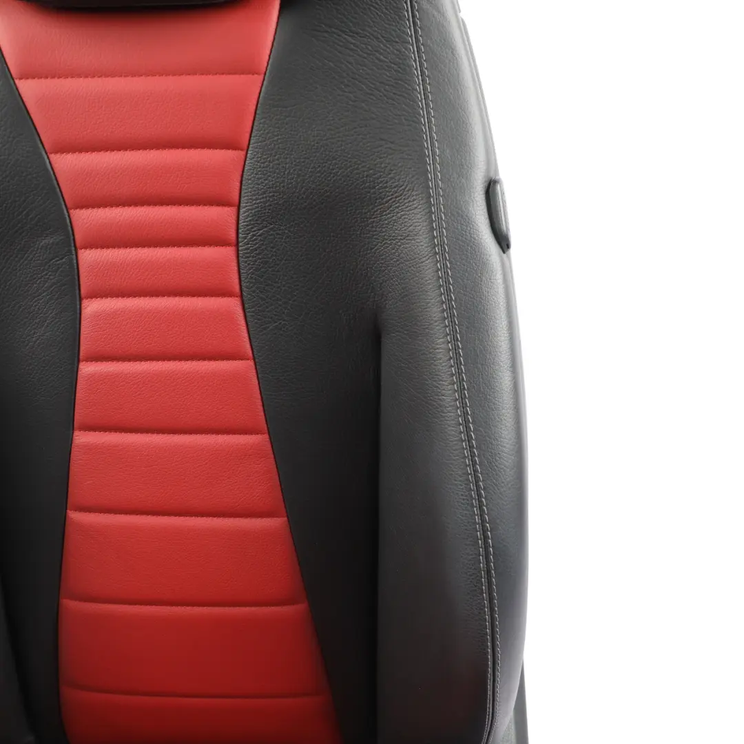 Mercedes C238 Front Seat Left N/S Interior Heated AMG Line Leather Black Red - SKU RHD-A2389101004-1 - Part number A2389101004