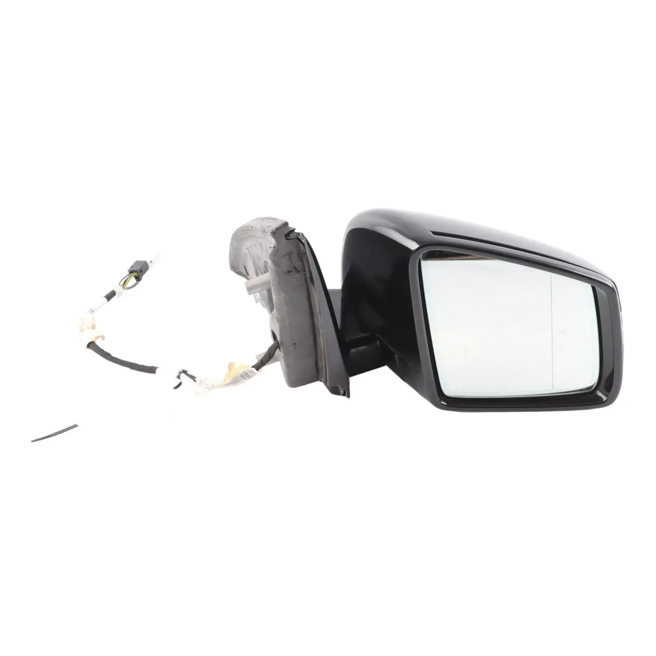 Mercedes W251 Wing Mirror Door Right O/S Power Fold Memory Obsidian Black 197