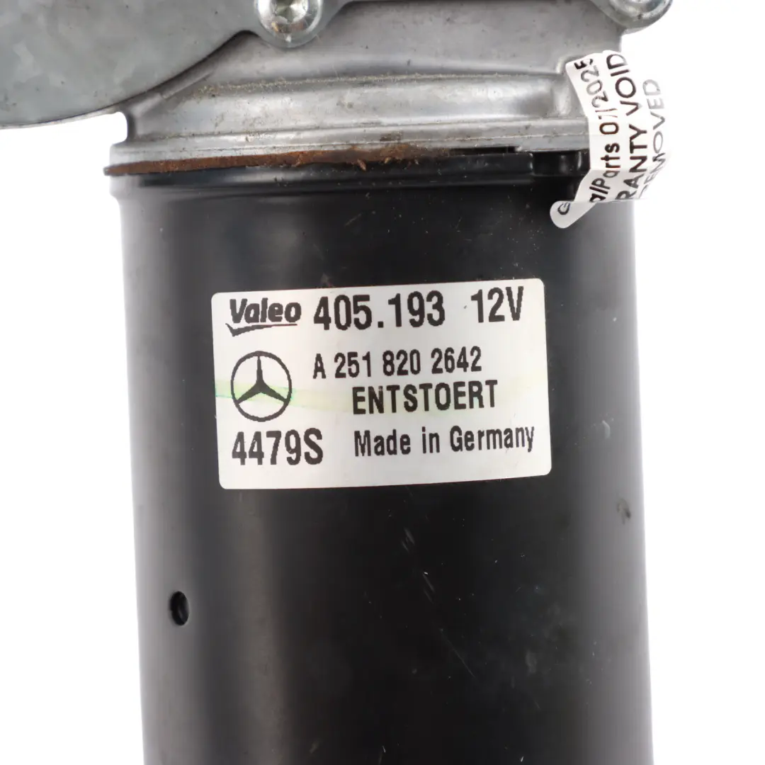 Windscreen Wiper Linkage Motor Unit Valeo A2518202642 to Mercedes W251 with Part number A2518200141 Mercedes W251 Windscreen Wiper Linkage Motor Unit Valeo A2518202642 - SKU RHD-A2518200141-1 - Part number A2518200141