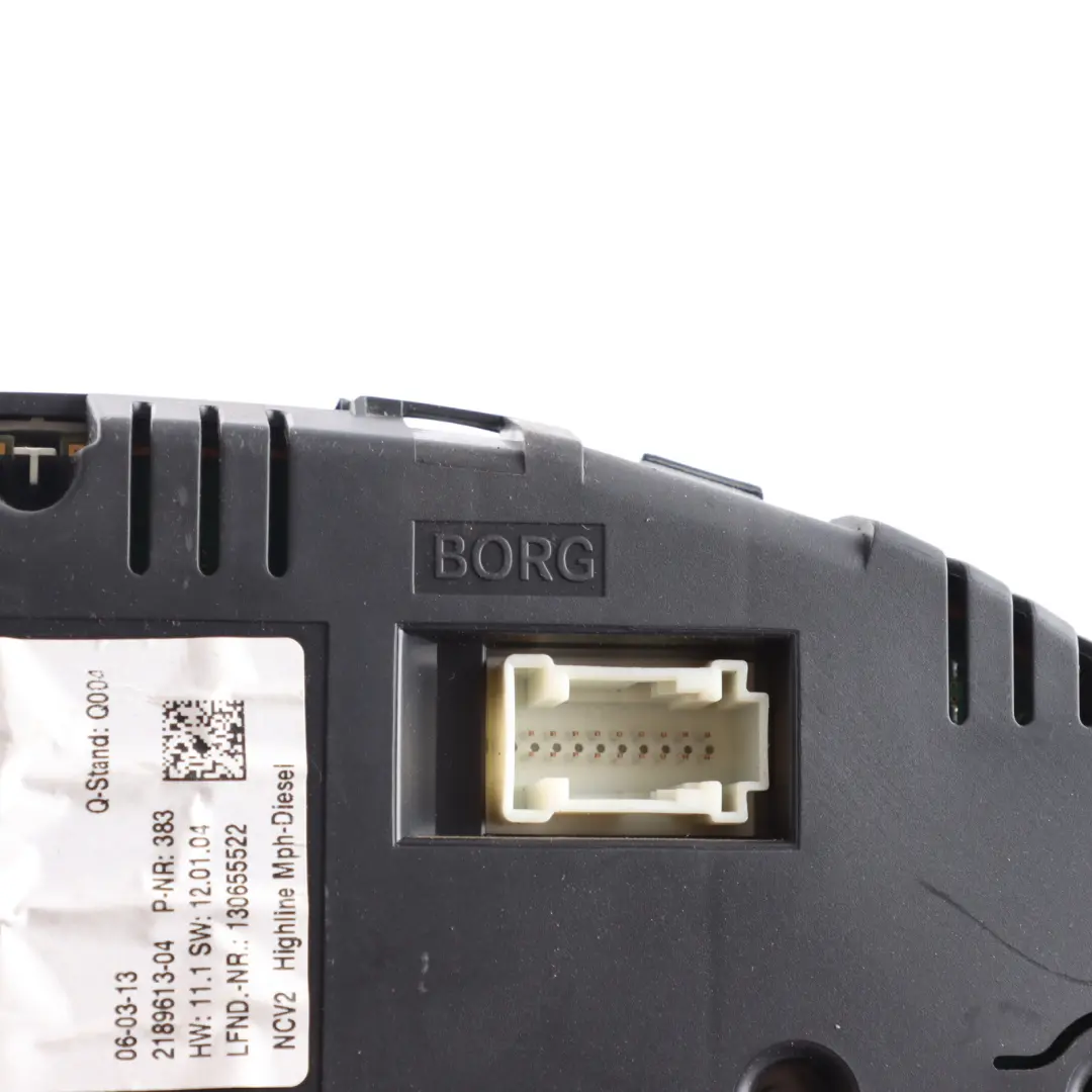 Mercedes Vito W639 Instrument Cluster Diesel Speedo Clocks Manual - SKU RHD-A6399005700-2 - Part number A6399005700