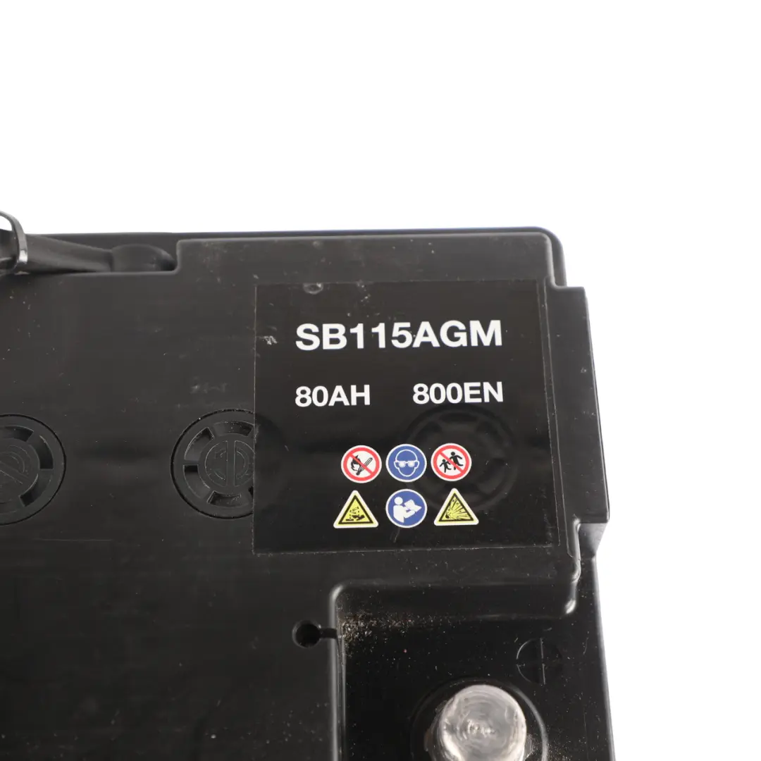 Star Batteries SB115AGM Car Battery AGM Start Stop 12V 80Ah 800EN - SKU STAR-BATTERIES-80AH - Part number STAR-BATTERIES-80AH