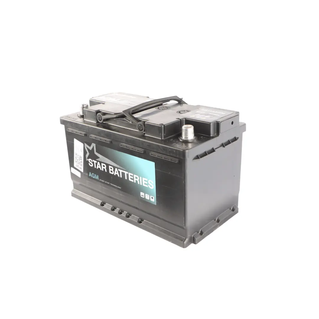 Batteries SB115AGM Car Battery AGM Start Stop 12V 80Ah 800EN to Star with Part number STAR-BATTERIES-80AH Star Batteries SB115AGM Car Battery AGM Start Stop 12V 80Ah 800EN - SKU STAR-BATTERIES-80AH - Part number STAR-BATTERIES-80AH