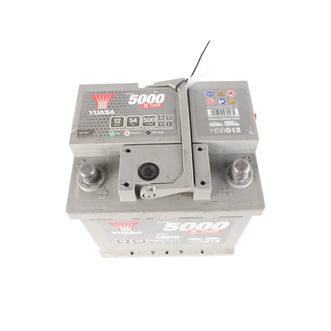  YUASA 5000 Silver High Performance Battery 12V 54Ah 500A HSB012 - SKU YUASA-54AH - Part number YUASA-54AH