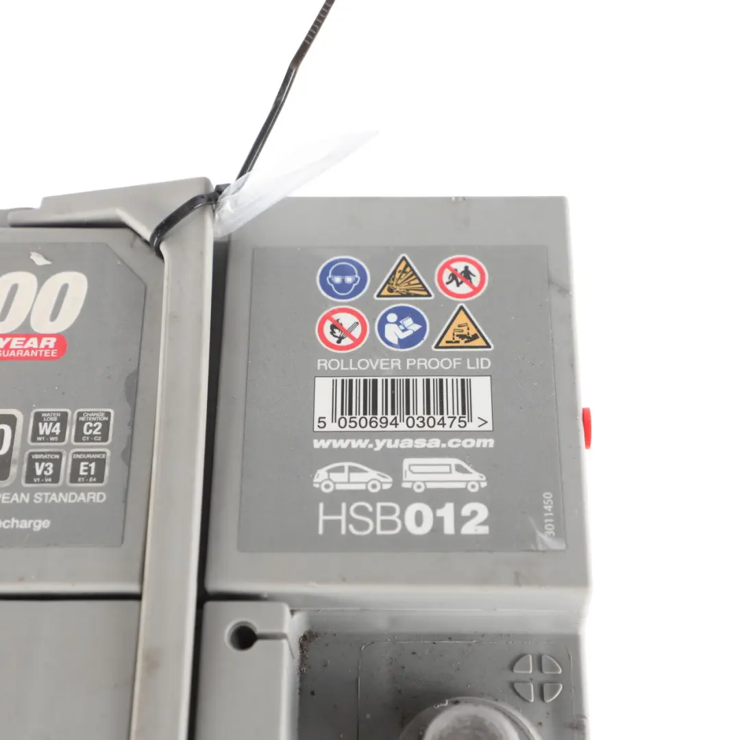 YUASA 5000 Silver High Performance Battery 12V 54Ah 500A HSB012 to with Part number YUASA-54AH YUASA 5000 Silver High Performance Battery 12V 54Ah 500A HSB012 - SKU YUASA-54AH - Part number YUASA-54AH