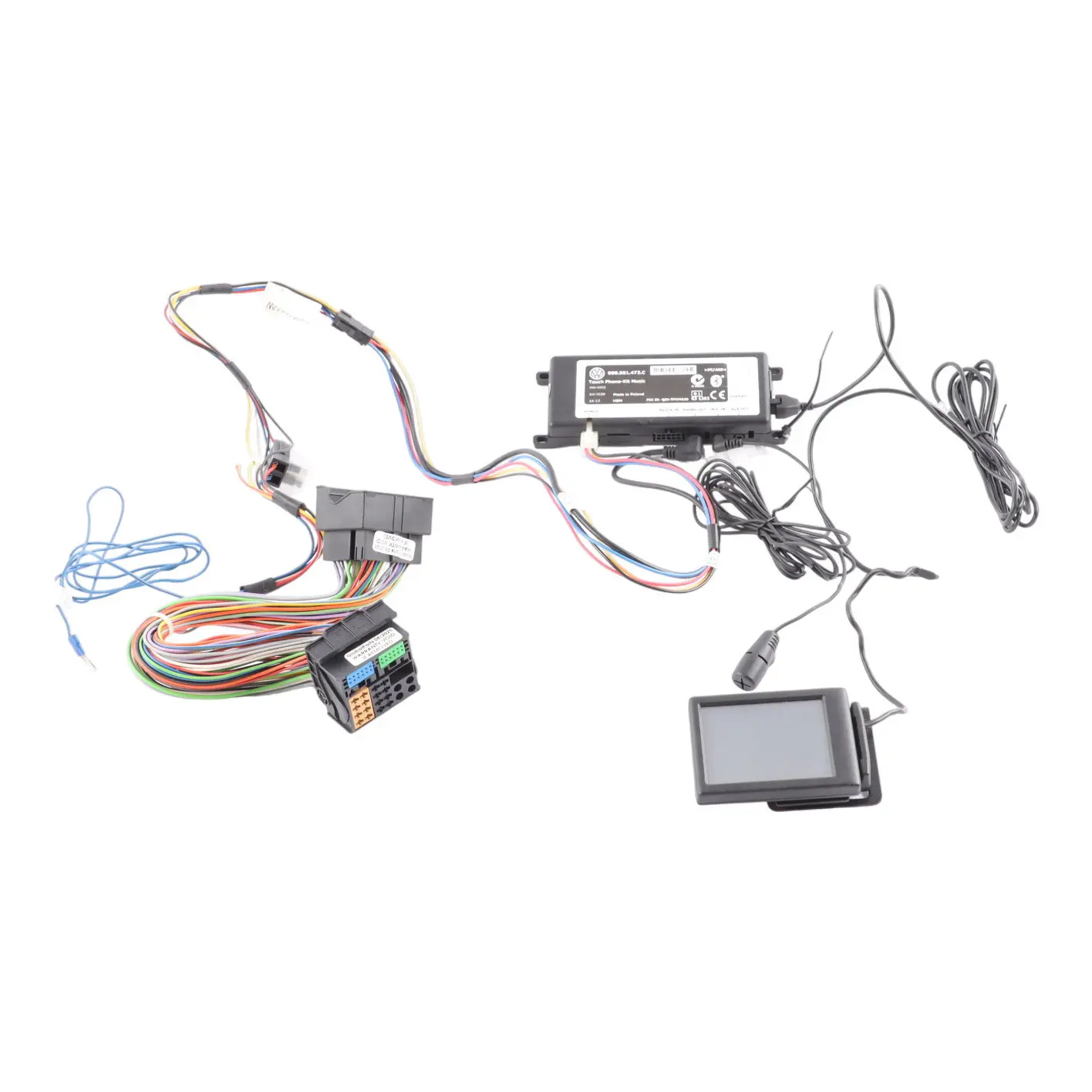 Volkswagen VW Polo 6R Bluetooth Hands-free TPK Connection Kit Set 000051473C