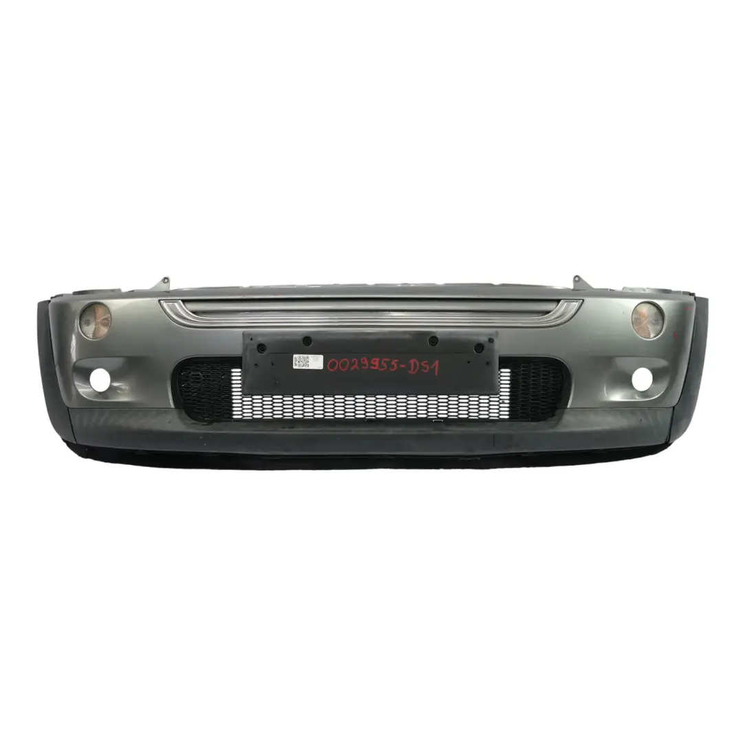 Front Bumper Cooper S Panel Dark Silver Metallic - 871 to Mini R52 R53 with Part number 0029955 Mini R52 R53 Front Bumper Cooper S Panel Dark Silver Metallic - 871 - SKU 0029955-DS1 - Part number 0029955