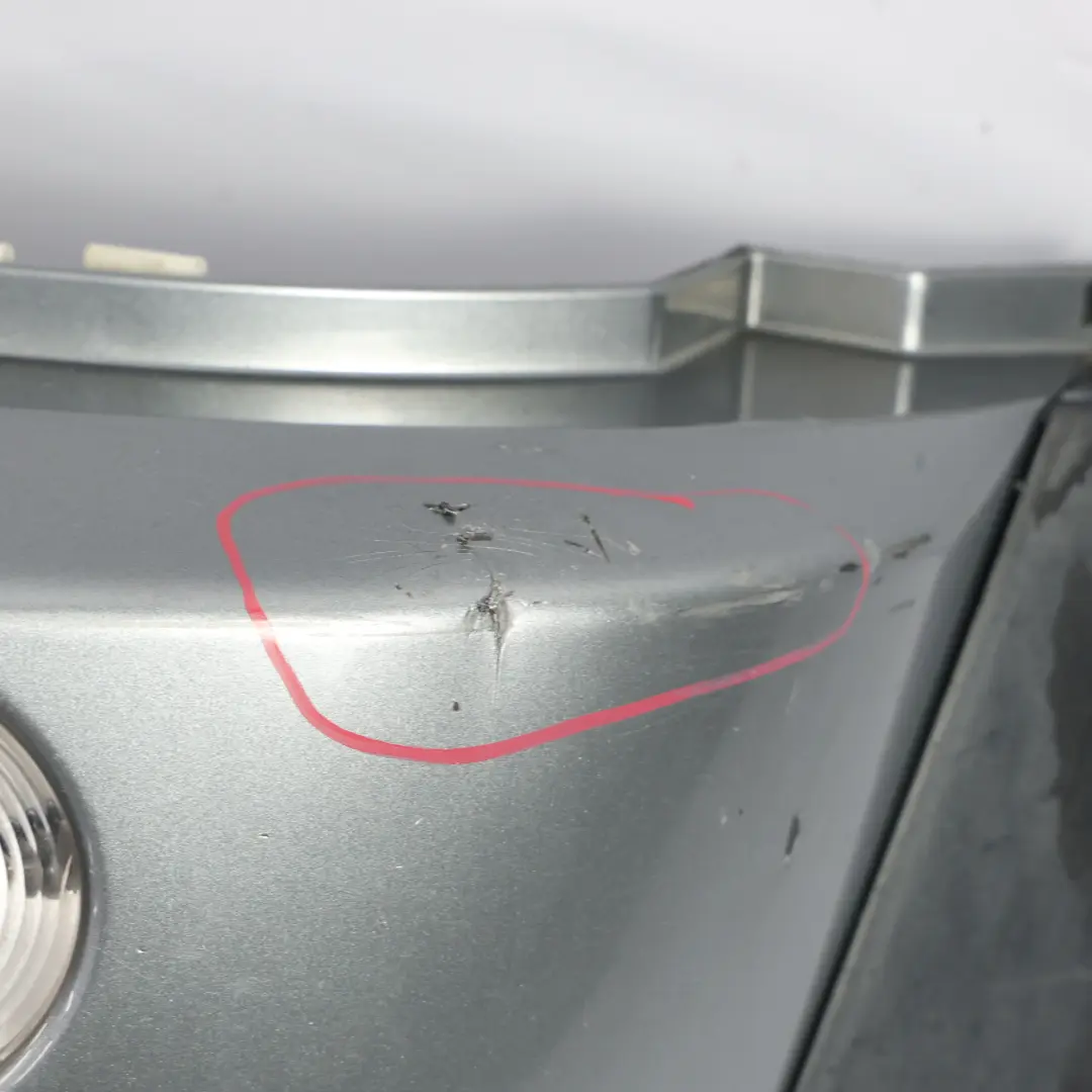 Front Bumper Cooper S Panel Dark Silver Metallic - 871 to Mini R52 R53 with Part number 0029955 Mini R52 R53 Front Bumper Cooper S Panel Dark Silver Metallic - 871 - SKU 0029955-DS2 - Part number 0029955