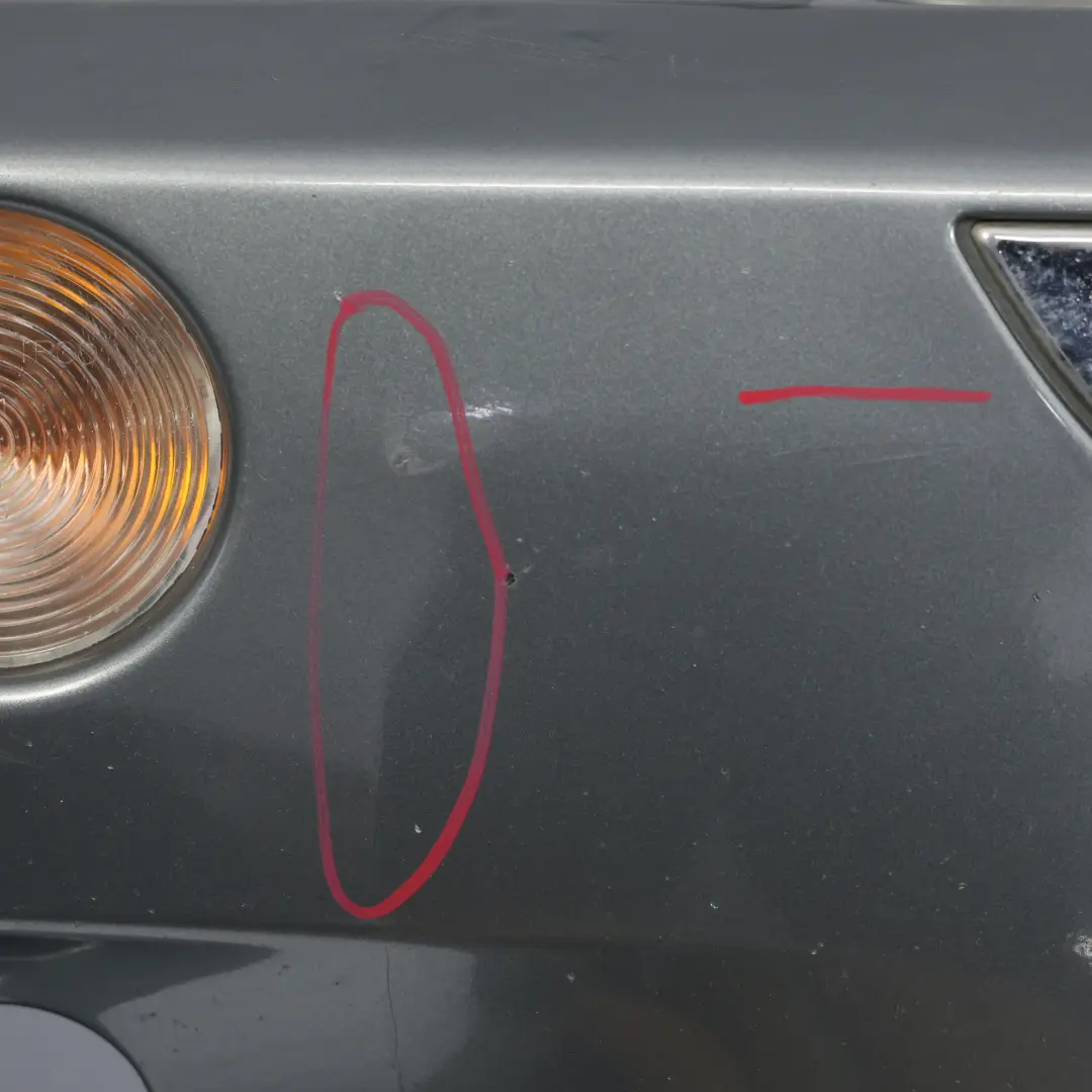 Frontstoßstange Cooper S Panel Dark Silver Silber Metallic - 871 für Mini R52 R53 mit Teilenummer 0029955 Mini R52 R53 Frontstoßstange Cooper S Panel Dark Silver Silber Metallic - 871 - SKU 0029955-DS2 - Teilenummer 0029955