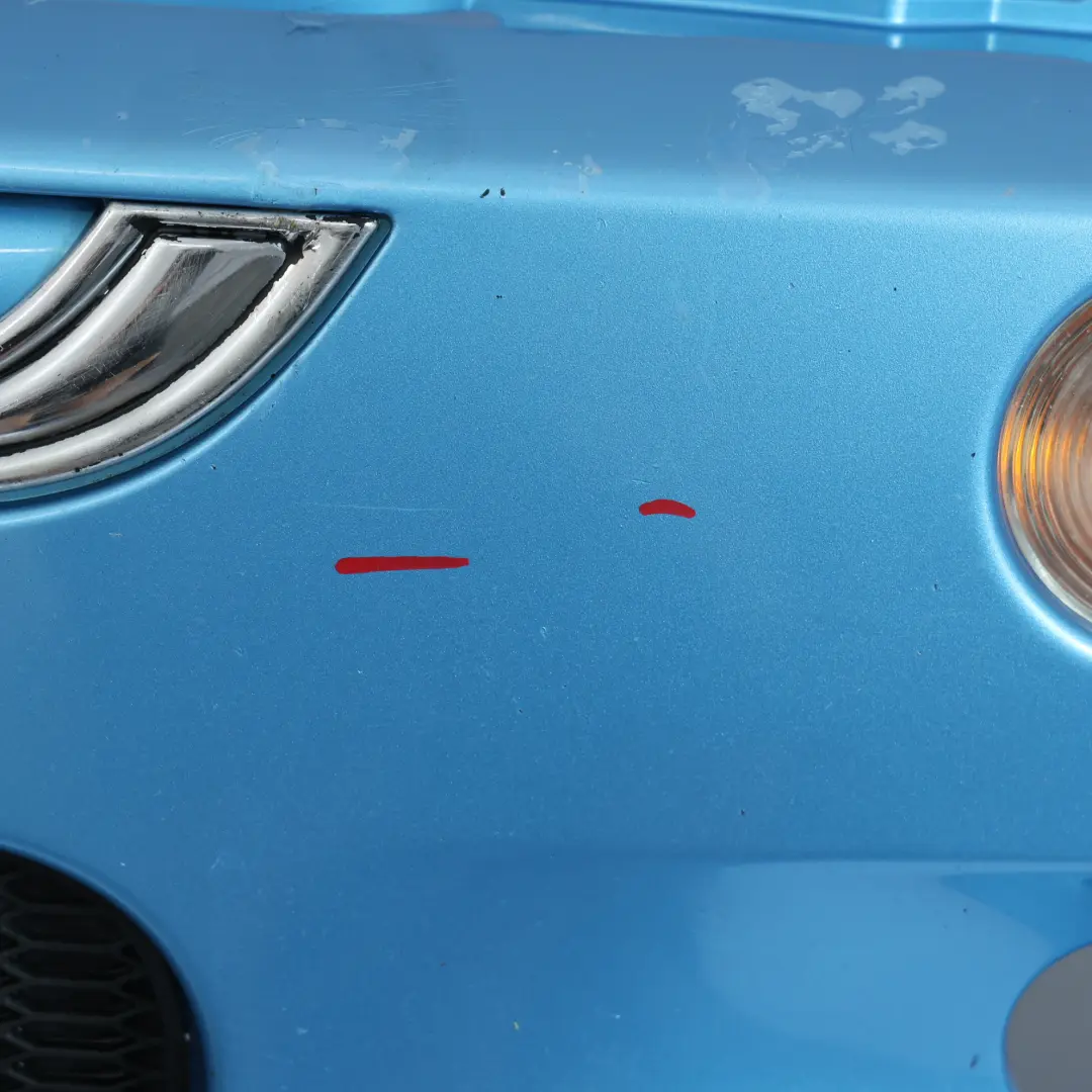Front Bumper Panel Electric Blue Metallic - 870 to Mini Cooper S R52 R53 with Part number 0029955 Mini Cooper S R52 R53 Front Bumper Panel Electric Blue Metallic - 870 - SKU 0029955-ELB - Part number 0029955