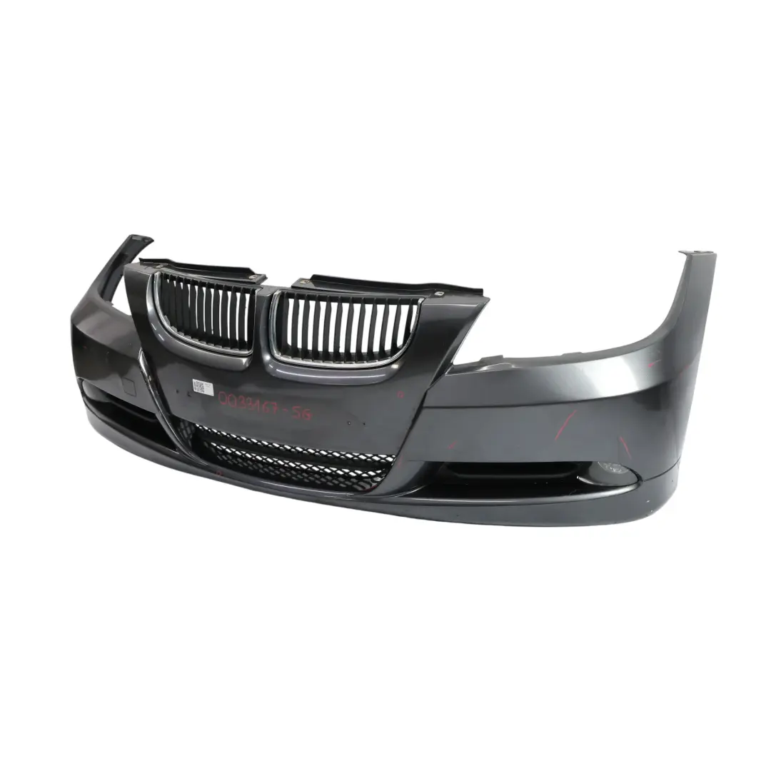 Front Bumper Trim Panel Complete Sparkling Graphite - A22 to BMW E90 E91 with Part number 0033167 BMW E90 E91 Front Bumper Trim Panel Complete Sparkling Graphite - A22 - SKU 0033167-SG - Part number 0033167