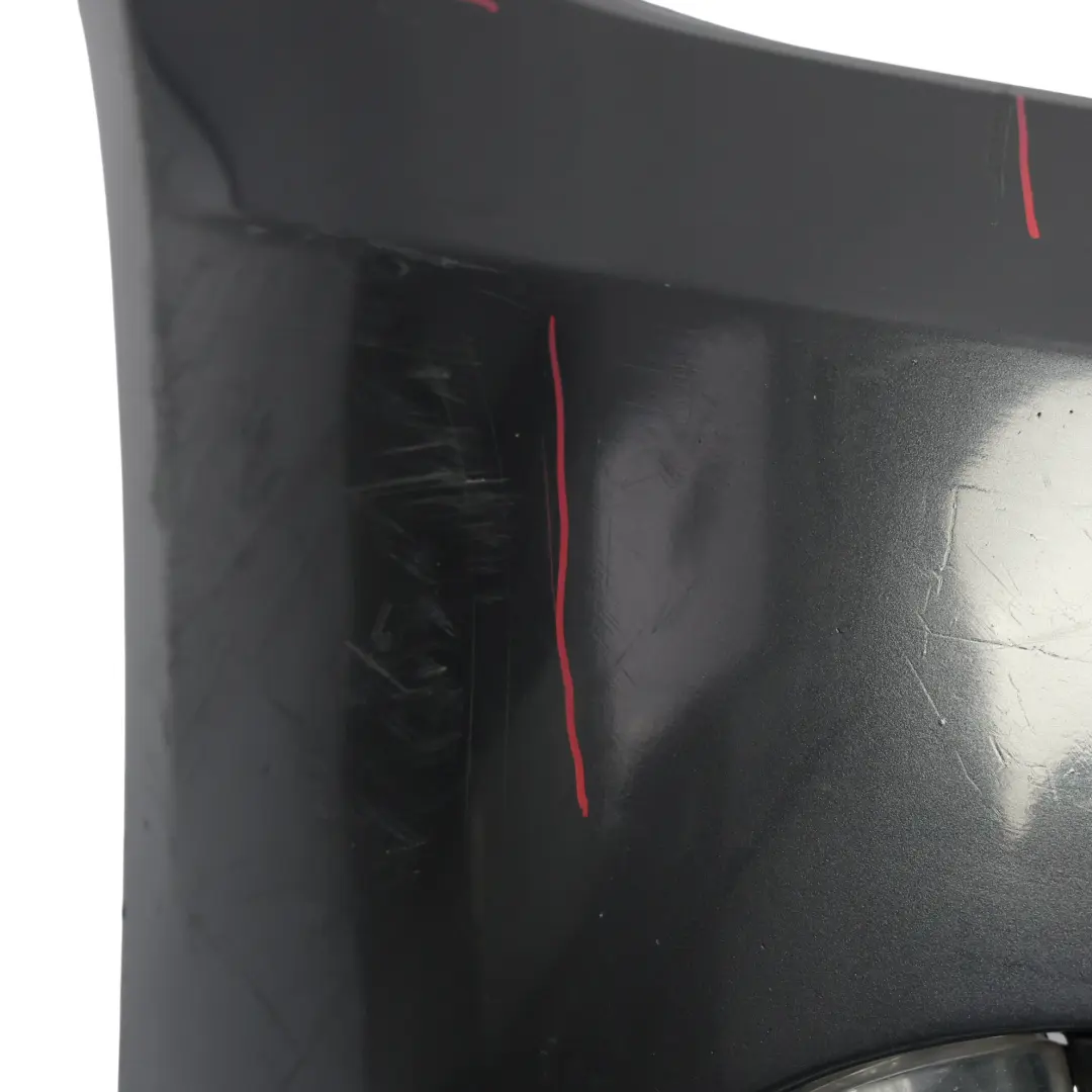 Front Bumper Trim Panel Complete Sparkling Graphite - A22 to BMW E90 E91 with Part number 0033167 BMW E90 E91 Front Bumper Trim Panel Complete Sparkling Graphite - A22 - SKU 0033167-SG - Part number 0033167