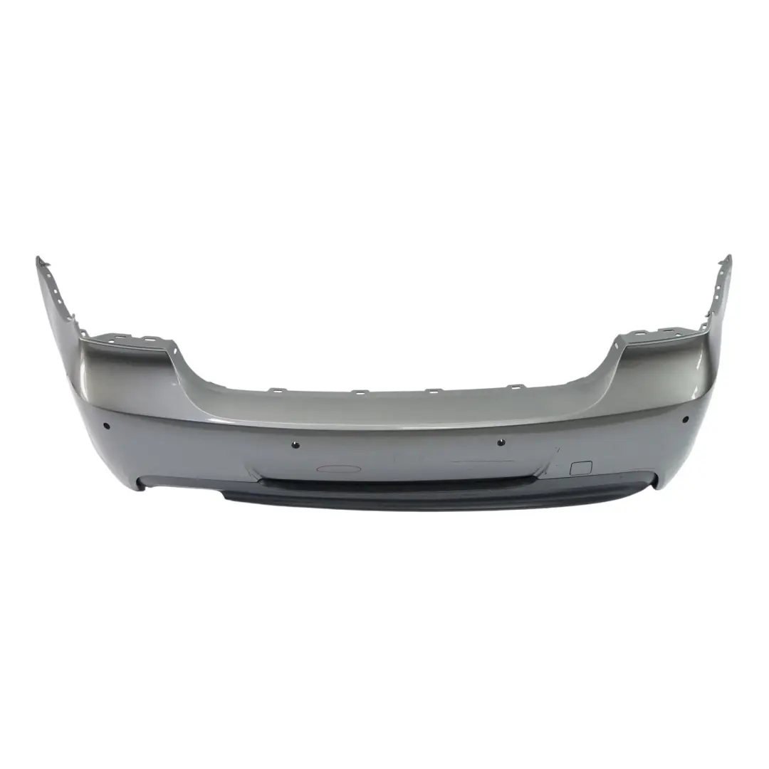 Bumper M Sport PDC Spacegrau Space Grey Metallic - A52 to BMW E90 Rear with Part number 0033541 BMW E90 Rear Bumper M Sport PDC Spacegrau Space Grey Metallic - A52 - SKU 0033541-SCG - Part number 0033541