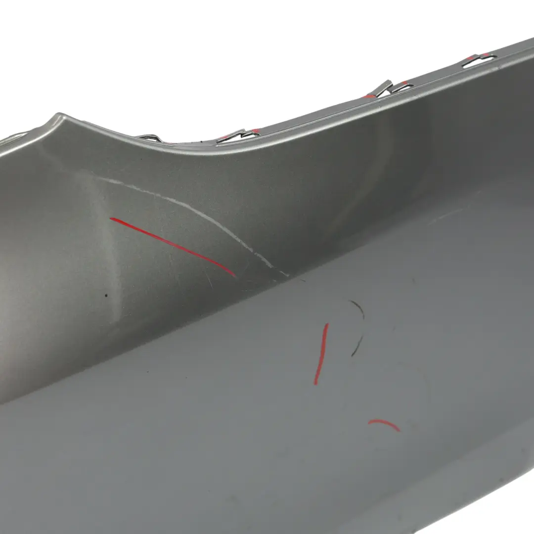 Bumper M Sport PDC Spacegrau Space Grey Metallic - A52 to BMW E90 Rear with Part number 0033541 BMW E90 Rear Bumper M Sport PDC Spacegrau Space Grey Metallic - A52 - SKU 0033541-SCG - Part number 0033541