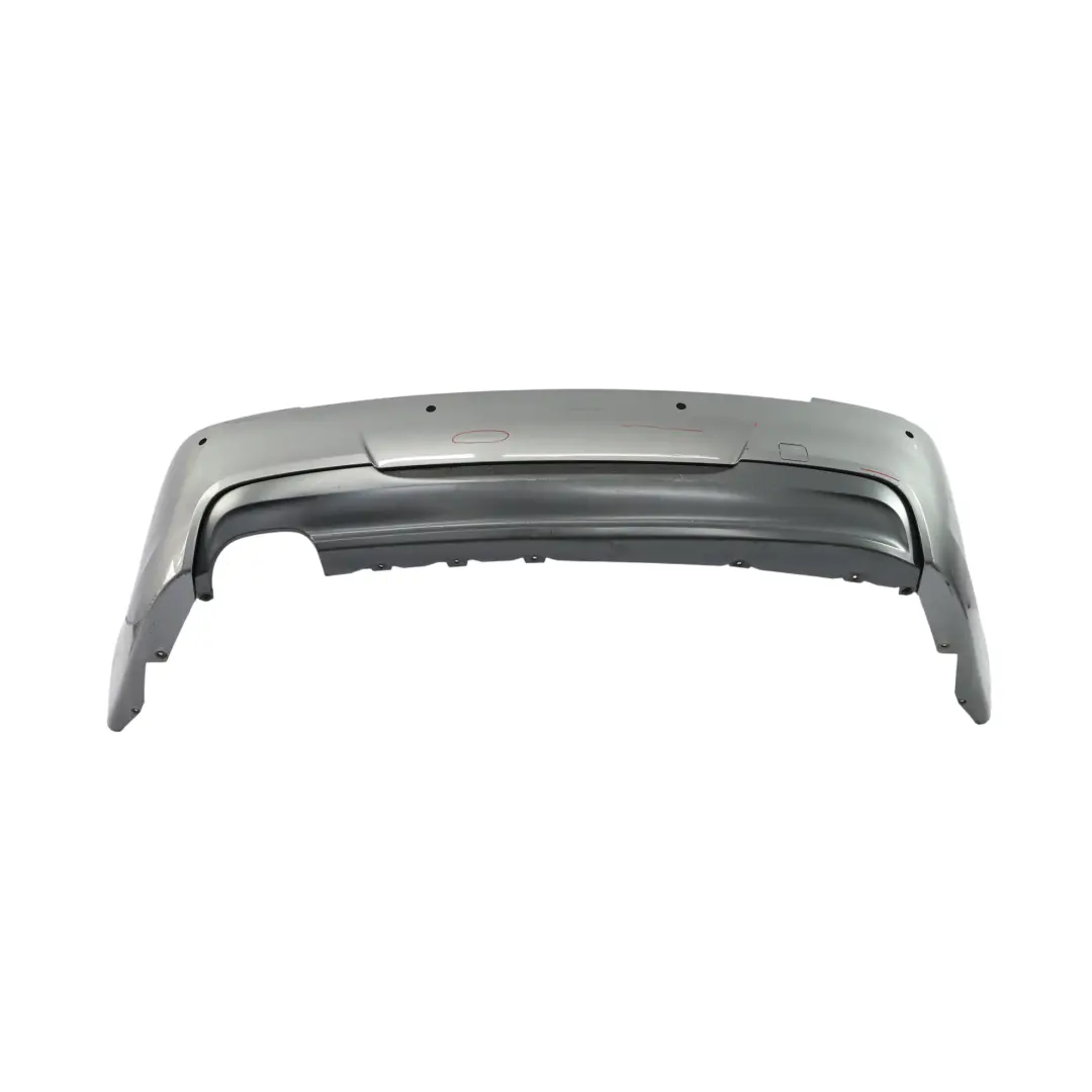 Bumper M Sport PDC Spacegrau Space Grey Metallic - A52 to BMW E90 Rear with Part number 0033541 BMW E90 Rear Bumper M Sport PDC Spacegrau Space Grey Metallic - A52 - SKU 0033541-SCG - Part number 0033541