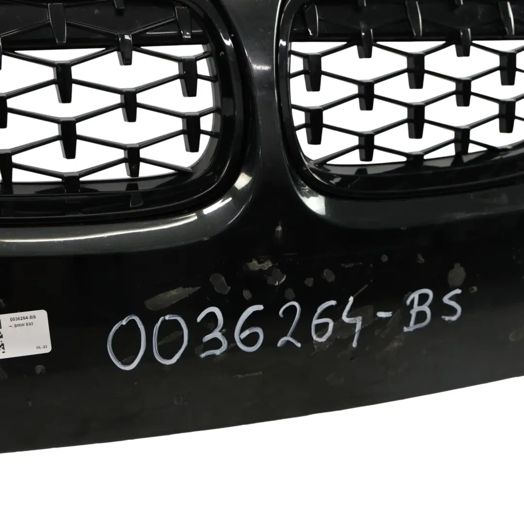 BMW E92 E93 Front Bumper M Sport Trim Panel Black Sapphire Metallic - 475 - SKU 0036264-BS - Part number 0036264