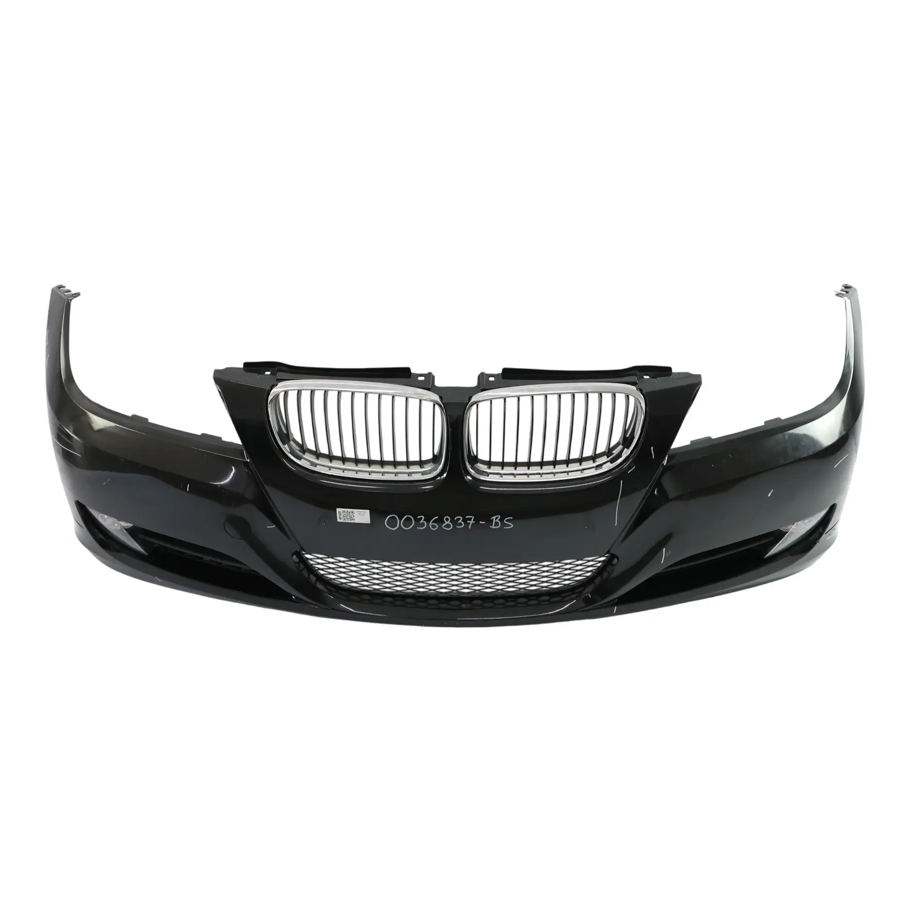 BMW E90 E91 LCI Complete Front Bumper Trim Panel Black Sapphire Metallic - 475