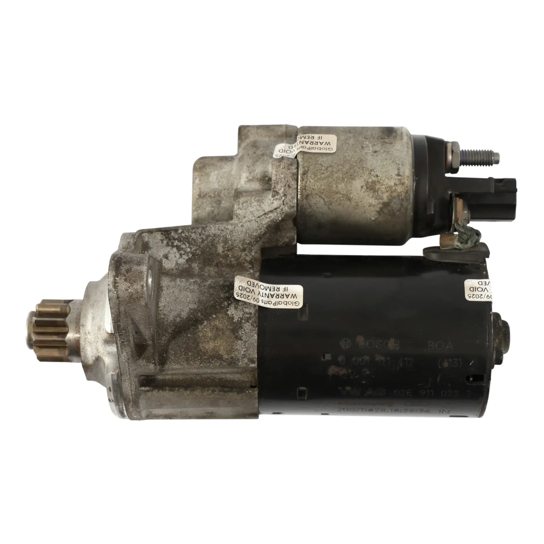 Audi TT 8J Motor De Arranque  Motor Gasolina 2.0 TFSI BWA 02E911023J