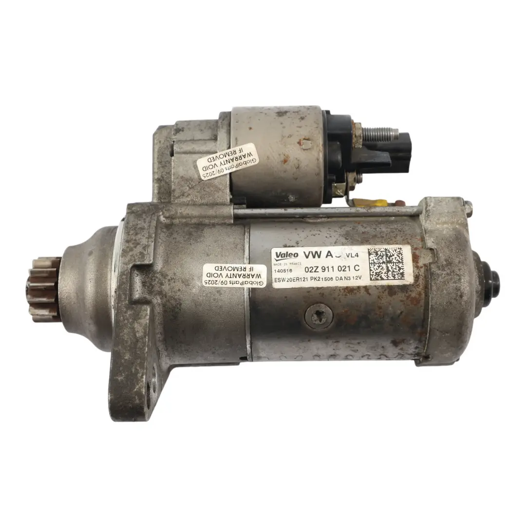 Starter Motor Actuator 1.4 TDI Diesel Engine to Volkswagen Polo 6C with Part number 02Z911021C Volkswagen Polo 6C Starter Motor Actuator 1.4 TDI Diesel Engine - SKU 02Z911021C - Part number 02Z911021C
