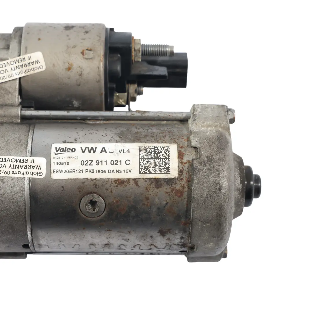 Anlasserbetätigung 1.4 TDI Dieselmotor für Volkswagen Polo 6C mit Teilenummer 02Z911021C Volkswagen Polo 6C Anlasserbetätigung 1.4 TDI Dieselmotor - SKU 02Z911021C - Teilenummer 02Z911021C