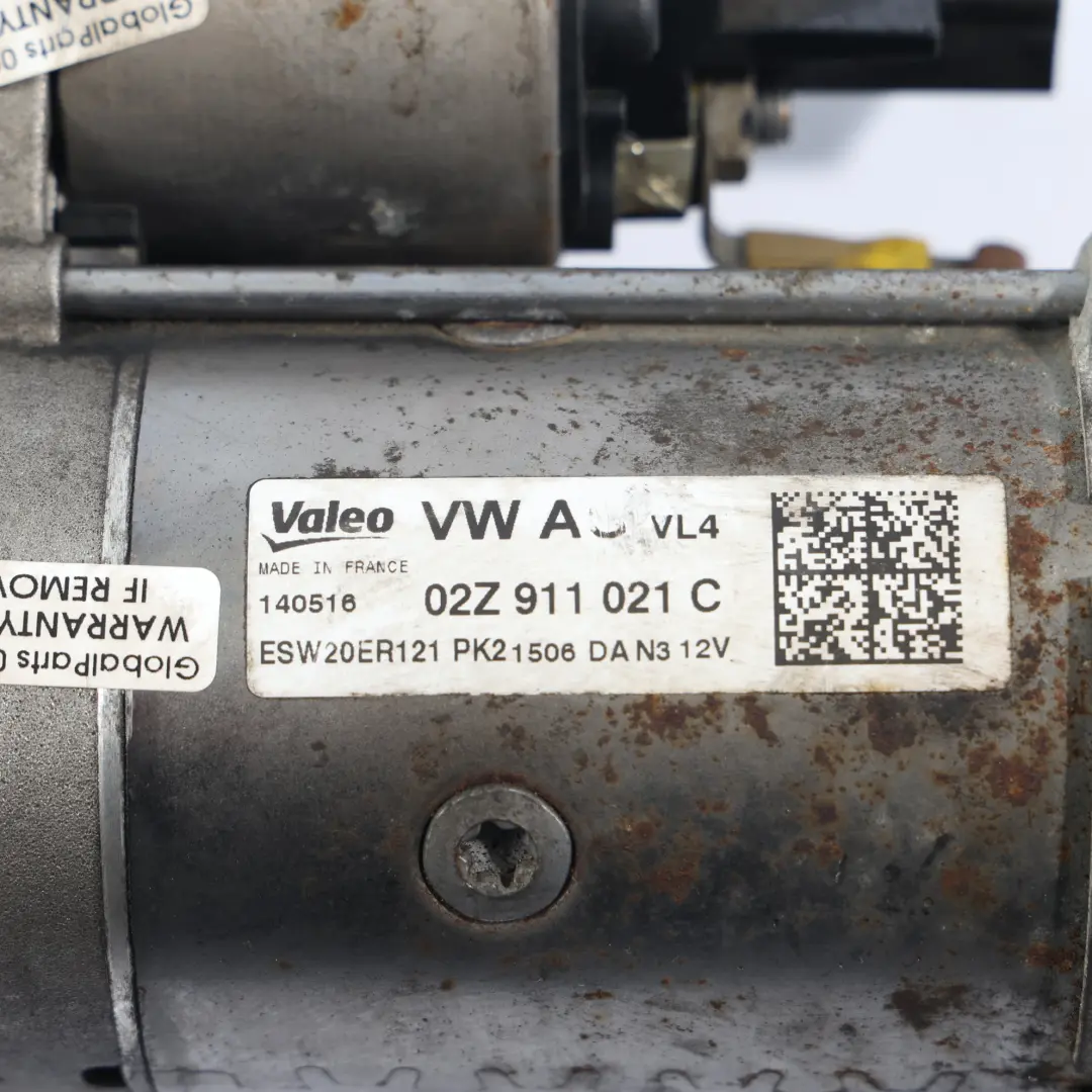 Anlasserbetätigung 1.4 TDI Dieselmotor für Volkswagen Polo 6C mit Teilenummer 02Z911021C Volkswagen Polo 6C Anlasserbetätigung 1.4 TDI Dieselmotor - SKU 02Z911021C - Teilenummer 02Z911021C