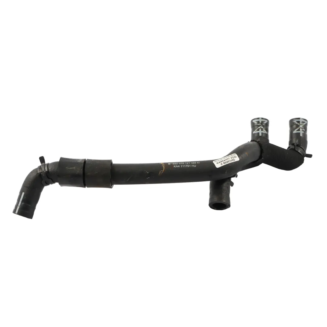 Audi A4 B7 Water Cooling Coolant Pipe Hose Line 2.0 TDI - SKU 038121086M - Part number 038121086M